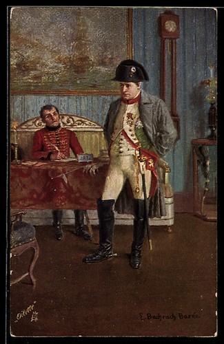 Artist postcard napoleon - artist, in
