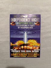 Eruption Radio Rave Flyer