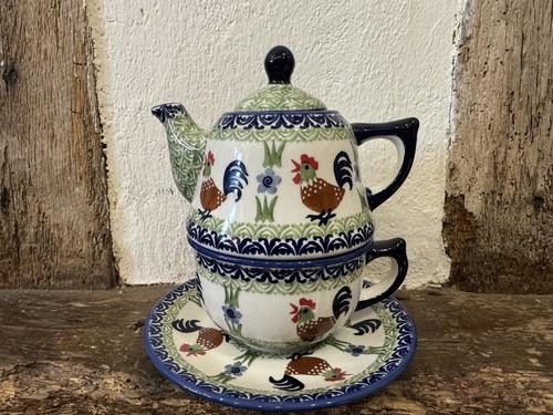 Teapot with cup - with,