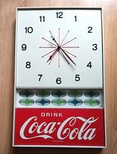 Vintage 1960's 'Drink Coca Cola' Wall Clock