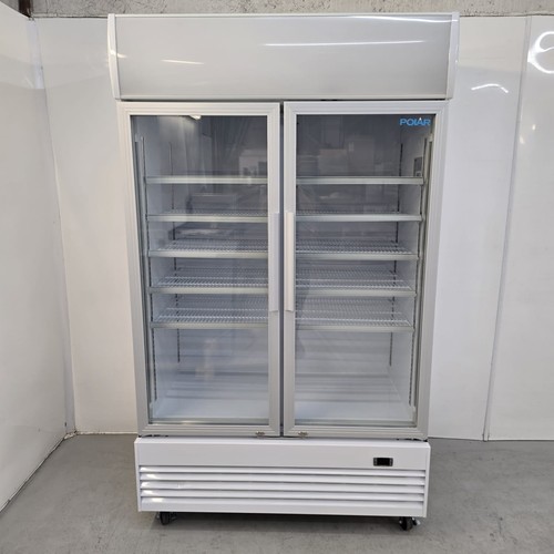 Upright hinged door display - hinged,