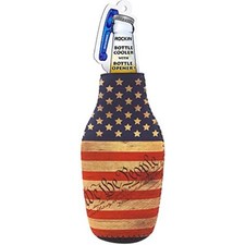 American Flag Beer Bottle