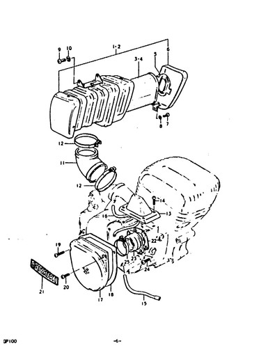 Suzuki genuine filter gp100 - gp100, c