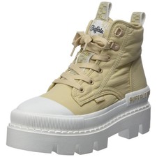 BUFFALO Raven Beige 6 Lace Up