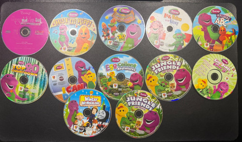 Barney friends dvd lot - barney, &