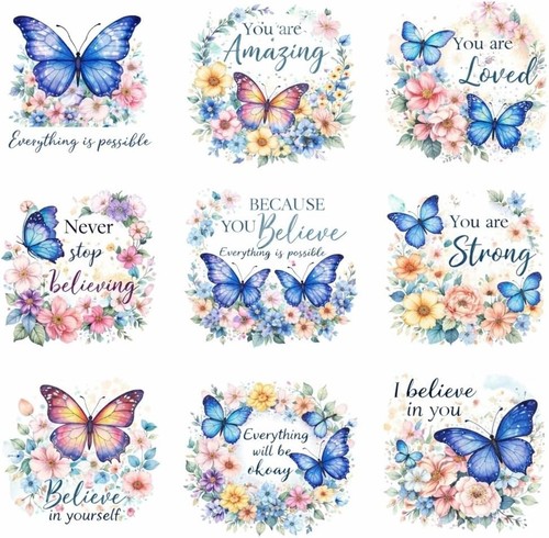 Motivational butterfly uv - motivational,