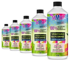 Vegetable Glycerine / Glycerol, USP Food & Cosmetic Grade, Kosher, UK