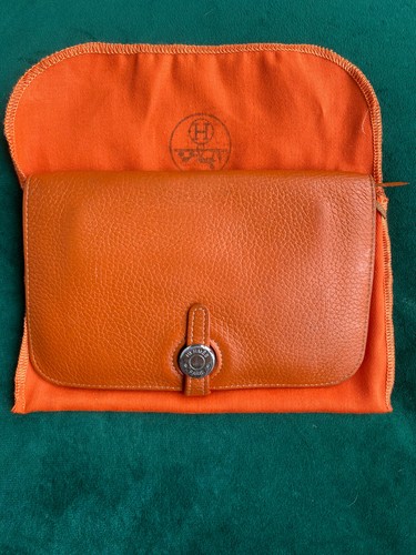 Hermes dogon duo purse orange - dogon,