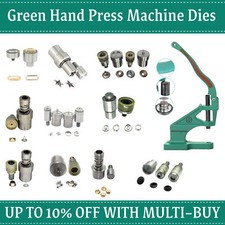 Die Set Tool for Green Hand Press Machine for DIY Projects Leathercrafts Jeans