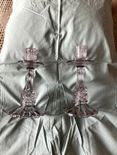 Pair of Vintage Lead Crystal