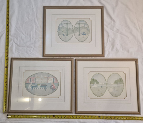 440mm x 375mm - x, framed