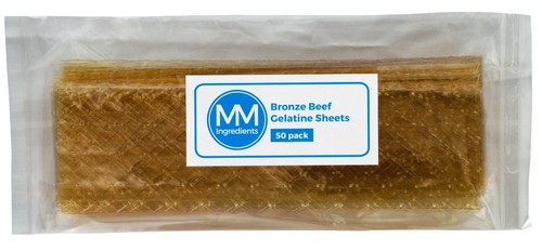 Bronze leaf gelatine - ,