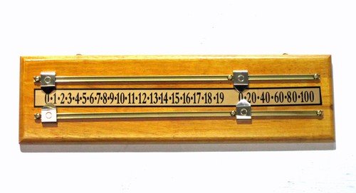 Snooker scoreboard oak - scoreboard,