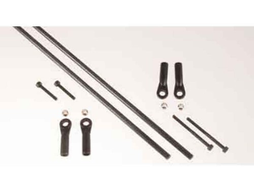 Carbon tail boom - brace, logo