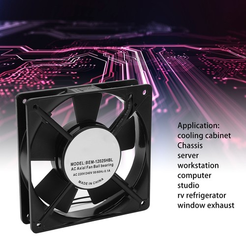 Berm 120mm axial fan - 120mm, 220v