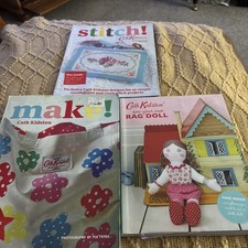 Cath Kidston Craft Books X3 Make It:stitch: Rag Doll. Including All 3 Kits