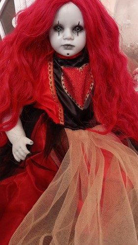 Ooak gothic horror doll creepy - horror,