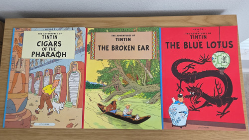 The adventures tintin blue - adventures,