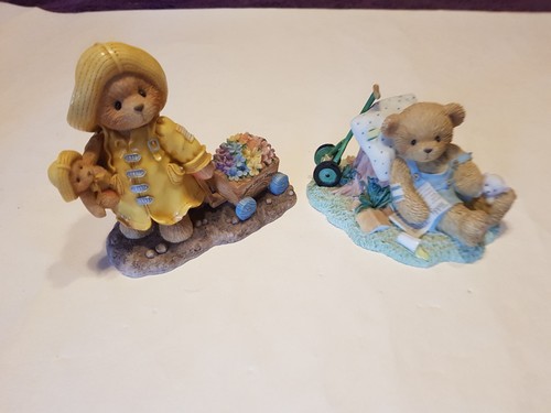 Pair cherished teddy garden - pair, of