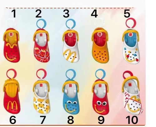 Crocs mini mcdonald keychain - crocs,