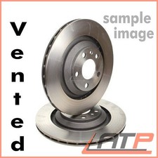 2x BRAKE DISC VENTILATED Ø262