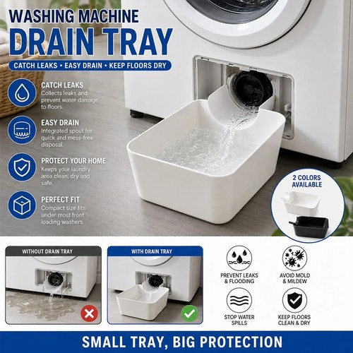 Washing machine drain - washing, tray