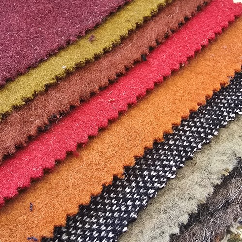 Wool blend fabric coat - blend,