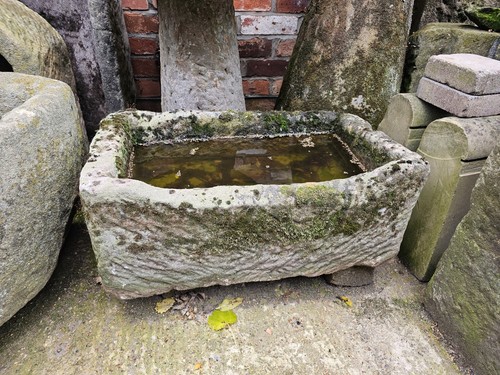 Antique stone trough hand - antique,