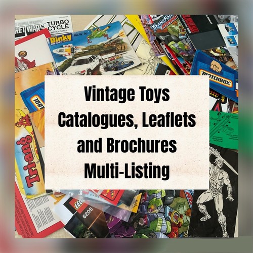 Vintage toy catalogue leaflet - vintage,