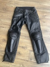 Dainese Black Leather Trousers