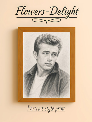 James dean sketch wall - ,