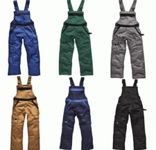 Dickies Overalls IN30040 Industry 300 Heavy Work Dungaree Bib & Brace Trousers