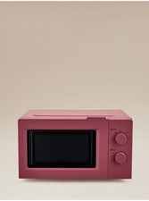 17L Pink Manual Microwave