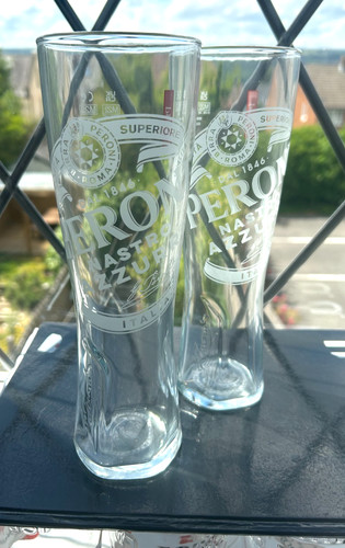 Peroni pint glasses - peroni, brand