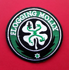 FLOGGING MOLLY IRON OR SEW ON QUALITY EMBROIDERED PATCH UK SELLER