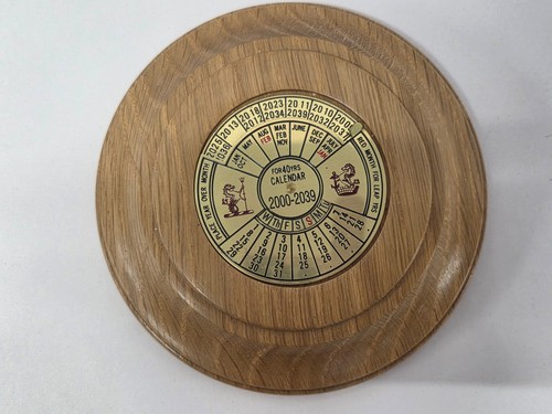 Wooden perpetual calendar - perpetual,