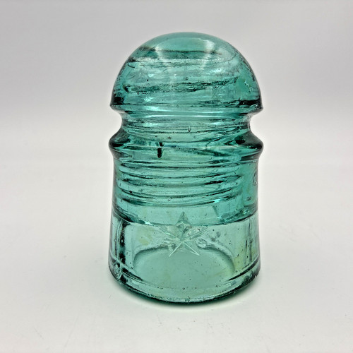 Antique 102 star aqua glass - antique,
