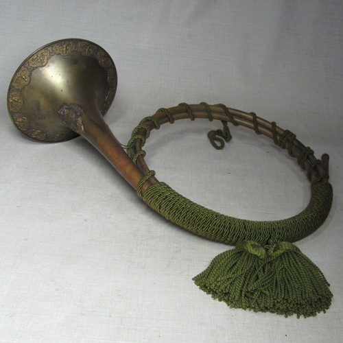 Antique austrian brass post - antique,