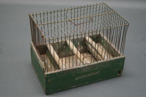 Antique original songbird cage - antique,