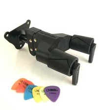 Hercules GSP39WB Plus Wall Mountable Guitar Hanger includes 6 free plectrums