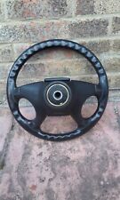 VW Golf Mk2 Scirocco Corrado Golf Leather 4 Spoke Steering Wheel, Genuine