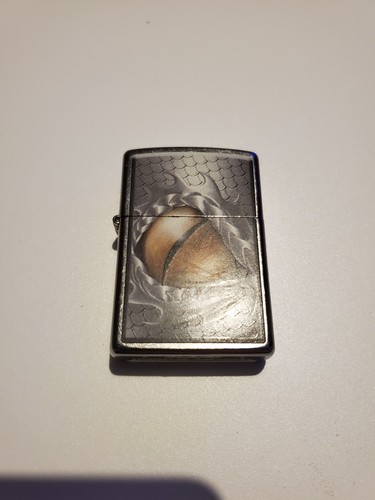 Dragon eye silver zippo - dragon,