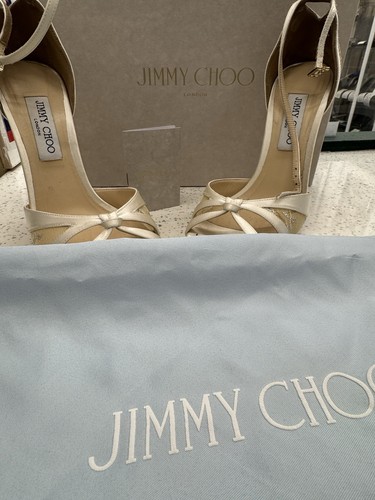 Jimmy choo satin lace ivory - jimmy,