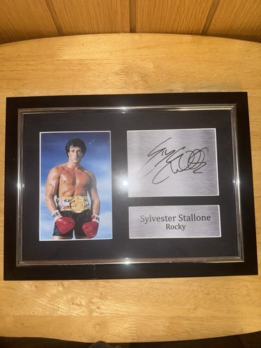 Sylvester stallone gift signed - gift,