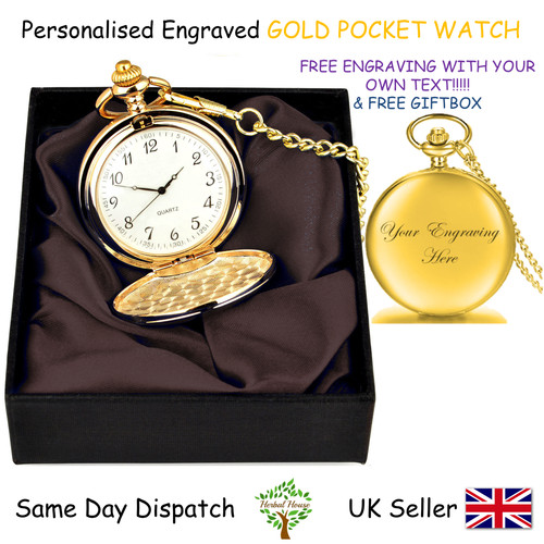 Personalised engraved pocket - engraved,