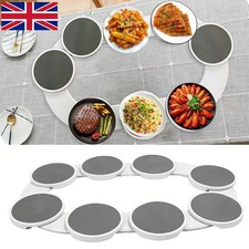 Lazy Susan Turntable for Dining Table Tabletop Rotating Serving Tray 360°