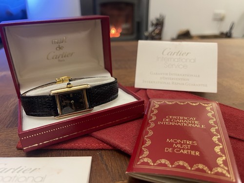 Cartier tank vermiel - cartier,