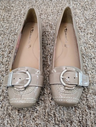 Ladies flat slip patent - ladies, on