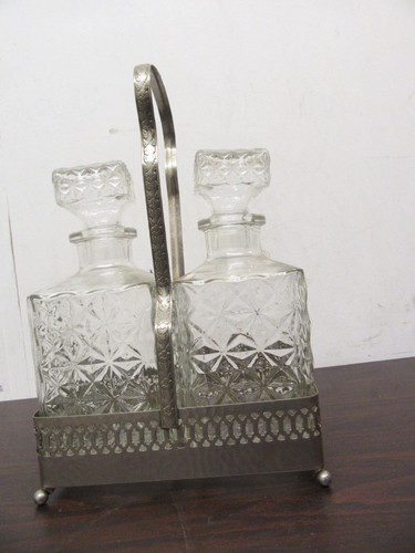 Vintage tantalus glass - vintage,