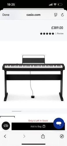 Casio cdp s105 - casio, weighted